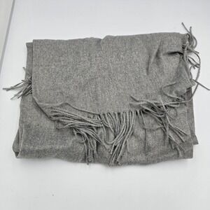 Halara Scarf Soft Lightweight Fringe Winter Warm‎ Fashion Shawl Wrap Gray